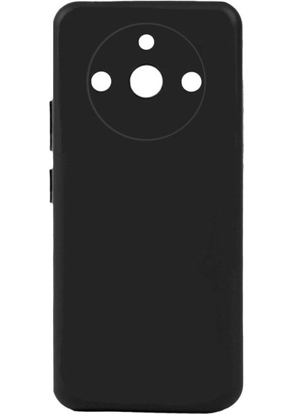 Realme 11 Pro Kılıf Senk Biye Silikon-Siyah