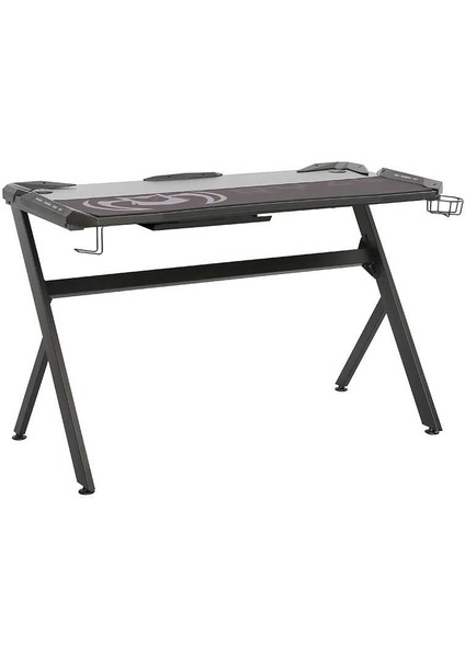 Ryze Extreme Karbon Fiber Rgb Oyuncu Masası - Siyah 120X60X76 cm