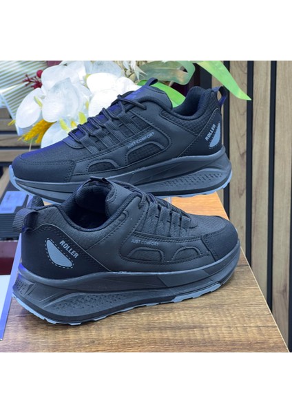 Unisex Fuspetli Su Geçirmez Spor Ayakkabı - Siyah Füme fiyatları