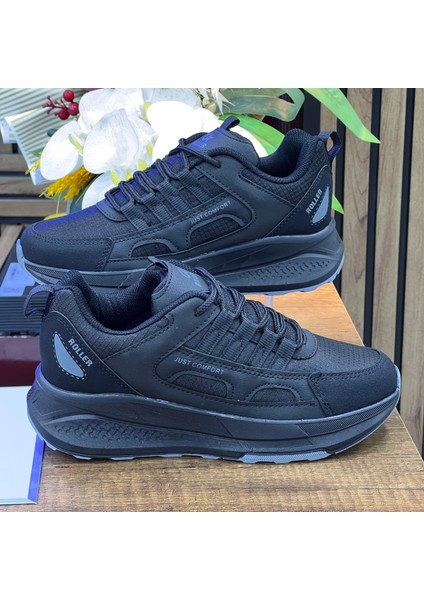 Unisex Fuspetli Su Geçirmez Spor Ayakkabı - Siyah Füme fırsatları