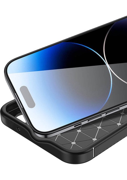 Apple iPhone 15 Pro Kılıf Senk Negro Silikon Kapak-Siyah indirimleri