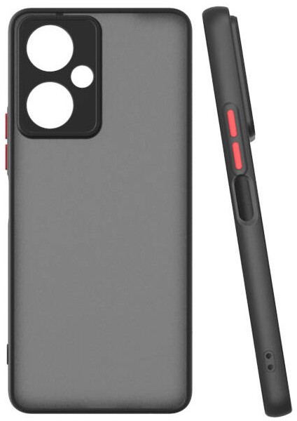 Tecno Camon 19 Kılıf Senk Hux Kapak-Siyah