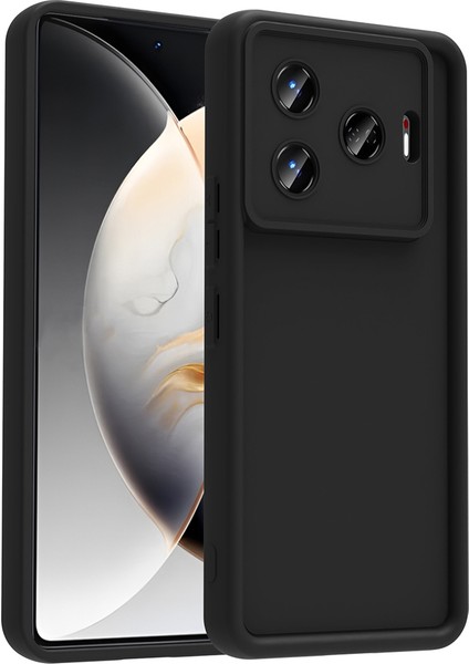 Tecno Camon 30 Pro 5g Kılıf Kamera Korumalı Senk Ananas Kapak - Siyah