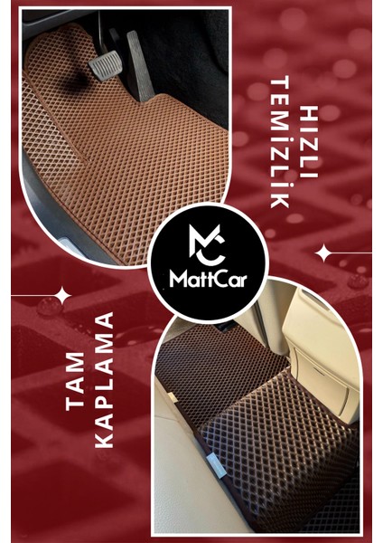 Akıllı Eva Oto Paspas Takımı / Tüm Hibrit Araç Modellerine Uygun Oto Paspas Takımı