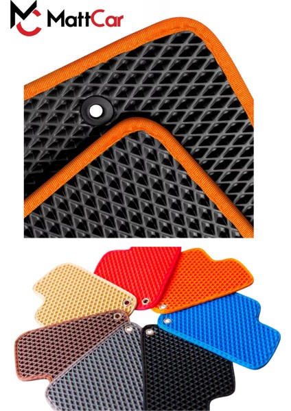 Akıllı Eva Oto Paspas Takımı / Tüm Hibrit Araç Modellerine Uygun Oto Paspas Takımı