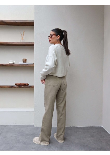 Straight Paça Kesik Jean modelleri