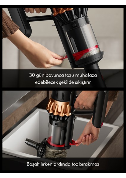 V16 Piston Animal Submarine™ Islak ve Kuru Temizleme Özellikli Kablosuz Süpürge