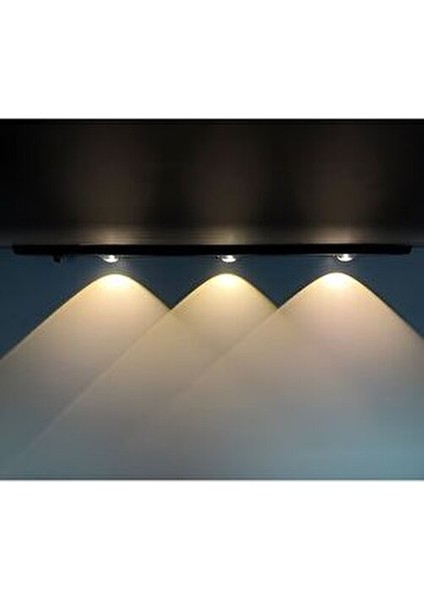 Bella Slim 3 Watt Ledli Sensörlü Aydınlatma Aksesuarı Siyah 40,5 cm Uzunluk fiyatları