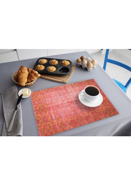 Canlı Renkli Amerikan Servisi 30X40 cm