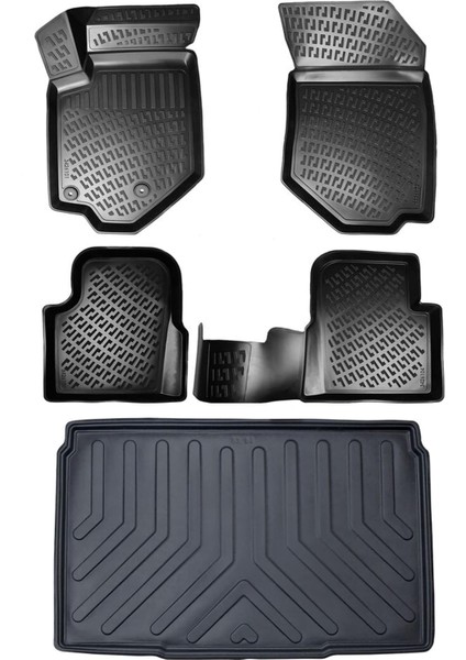 Opel Corsa F 2020-2021 3D Paspas ve Bagaj Havuzu