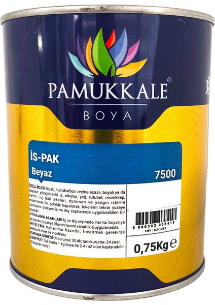 Is-Pak Kapatan Is Boyası 0.75KG Kırık Beyaz