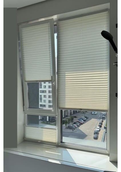 Beyaz Katlanabilir Plise Perde, Cam Balkon Perdeleri, Ofis Perdeleri, Pvc Pencere Perdeleri fırsatları