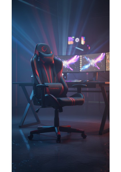 KL-R17 Titan Kırmızı/siyah Oyuncu Koltuğu