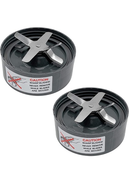 2 Paket Yedek Meyve Sesici Bıçak Bıçağı Nutribullet 600W / Pro 900W Extractor Besin Çıkarıcı Smoothie Maker Yedek Parçalar (Yurt Dışından)