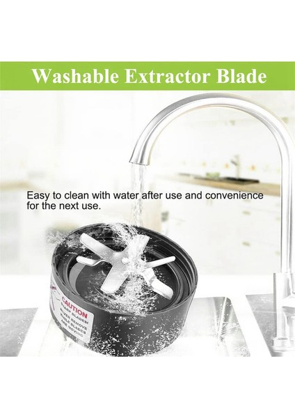 2 Paket Yedek Meyve Sesici Bıçak Bıçağı Nutribullet 600W / Pro 900W Extractor Besin Çıkarıcı Smoothie Maker Yedek Parçalar (Yurt Dışından) fiyatları