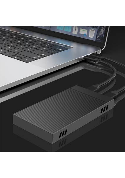 HDD Muhafazası M.2 Nvme Çift Bölmeli HDD Muhafazası Gen2 10 Gbps Hub Yerleştirme Istasyonu HDD Aksesuarları (Yurt Dışından) indirimleri