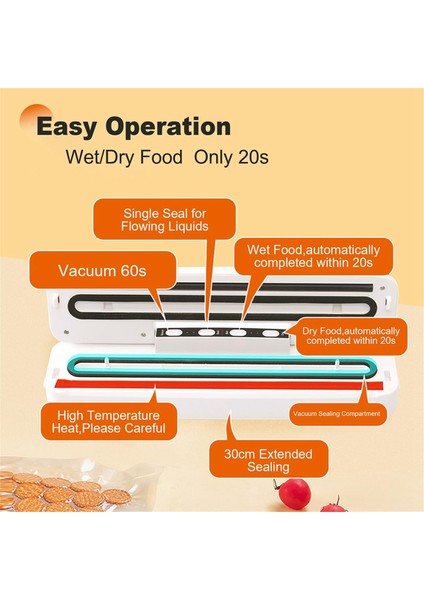 Vakum Paketleme Makinesi Gıda Depolama Için Vakum Paketleme Makinesi Eller Serbest Otomatik Kuru/nemli Gıda Paketleme Makinesi Harici Vakum Sistemi (Abd) (Yurt Dışından) indirimleri