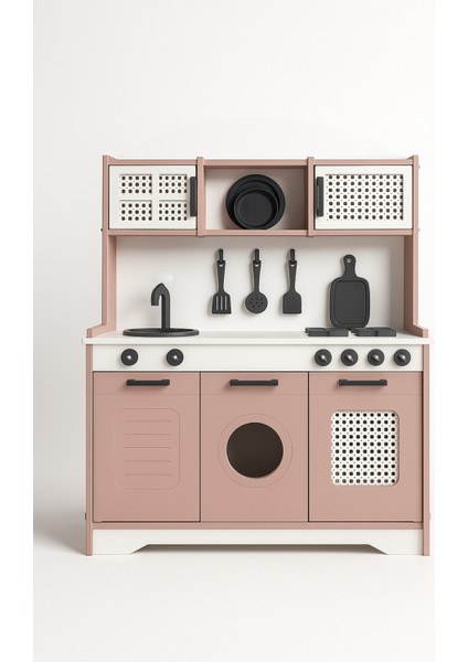 Elizya Renkli Oyuncak Mutfak 12 parça Servis Setli ve Led Hediyeli modelleri