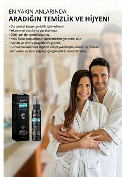 Men Hijyen Spreyi 75 ml Paraben ve Alkol İçermez Tüm Cilt Tiplerine Uygun modelleri