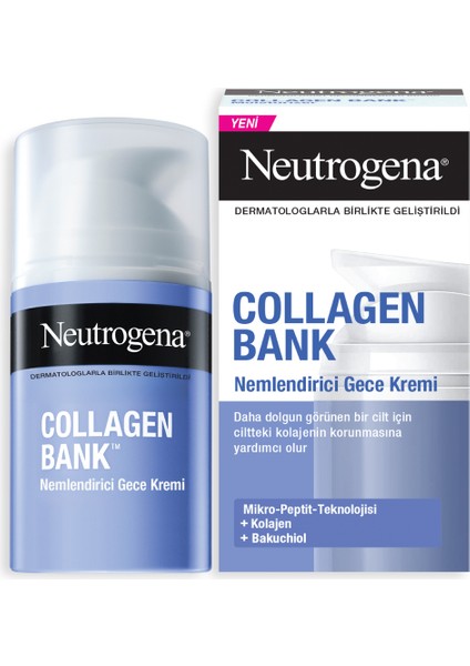 Collagen Bank Nemlendirici Gece Kremi 50 ml