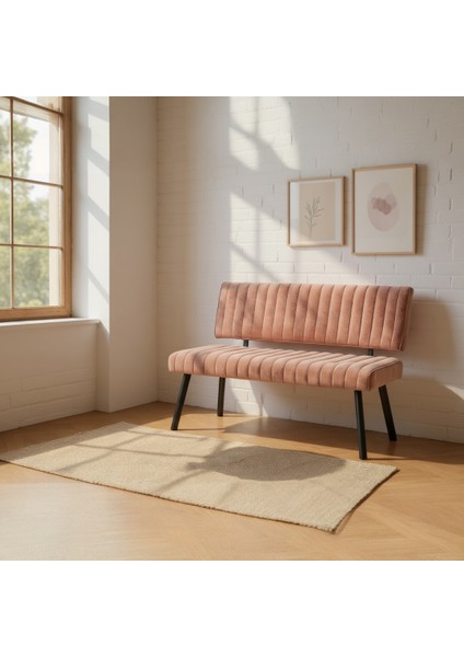 Koza Sırtlı Bank – Talas 04 Taba Kumaş, Kolay Kurulum, Şık ve Dayanıklı