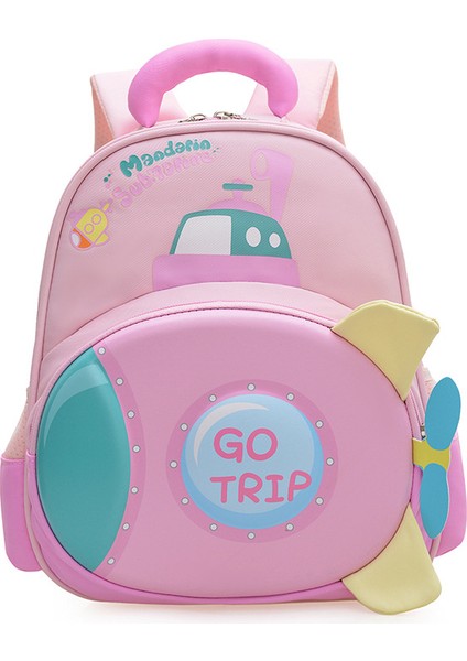 Anaokulu Okul Çantası 3-6 Yaş Sırt Çantası 3D Sert Kabuk Karikatür Sırt Çantası (Yurt Dışından)