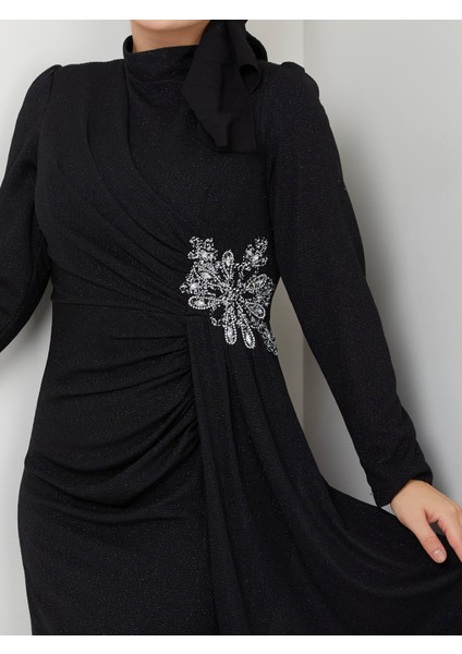 Simli Aksesuar Detaylı Abiye fiyatları