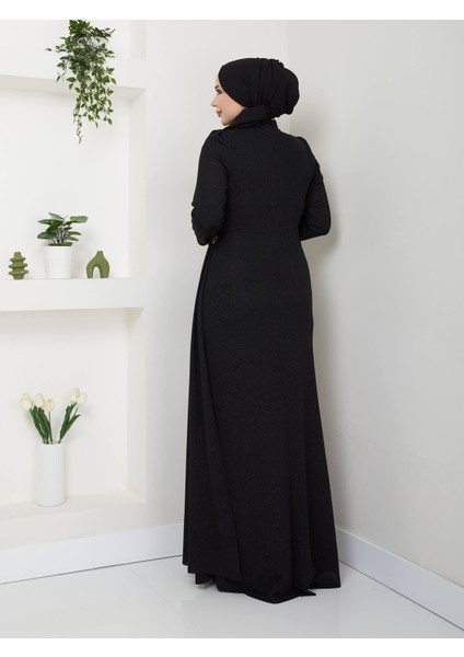 Simli Aksesuar Detaylı Abiye modelleri