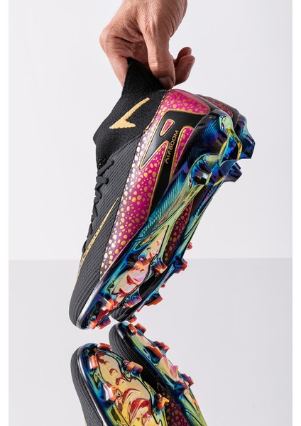 Erkek Halı Saha Kramponu Ithal Taban, Çim Saha, Yarım Çoraplı, Ergonomik, Ayağı Saran, Esnek ve Konforlu Futbol Ayakkabısı indirimleri