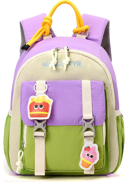 Anaokulu Okul Çantası 3-6 Yaş Sırt Çantası Açık Oyun Atıştırmalık Çantası (Yurt Dışından)