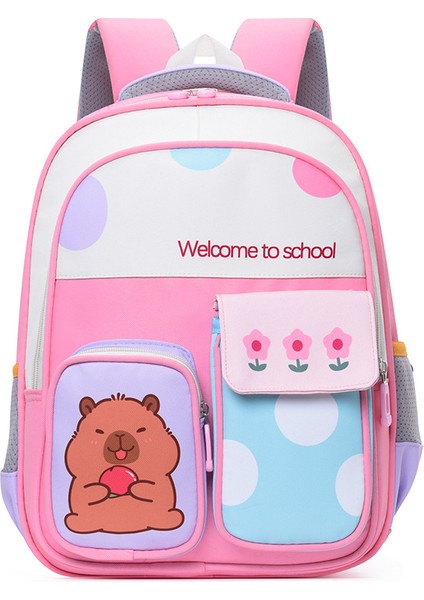 Yeni Çocuk Okul Çantası Erkek ve Kız Çizgi Film Sırt Çantası (Yurt Dışından)