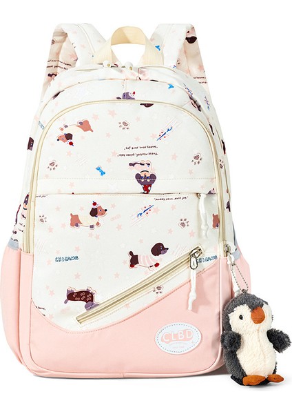 Yeni Renk Eşleştirme Ortaokul ve Lise Öğrencileri Büyük Kapasiteli Sırt Çantası Baskılı Çok Yönlü Rahat Sırt Çantası (Yurt Dışından)