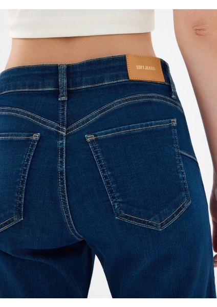 Flare Slim Fit Kadın Pantolon