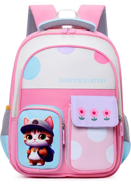 Yeni Çocuk Okul Çantası Erkek ve Kız Çizgi Film Sırt Çantası (Yurt Dışından)