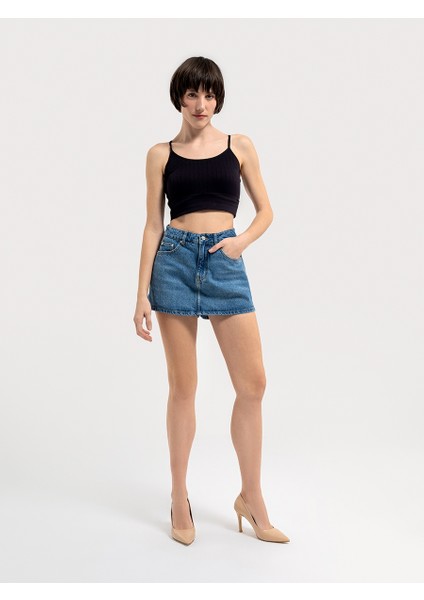 Regular Fit Kadın Şort