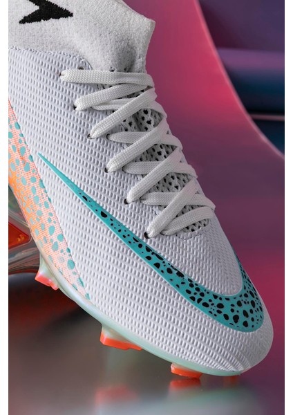 Erkek Halı Saha Kramponu Ithal Taban, Çim Saha, Yarım Çoraplı, Ergonomik, Ayağı Saran, Esnek ve Konforlu Futbol Ayakkabısı fiyatları