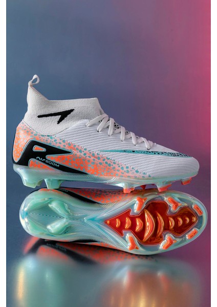 Erkek Halı Saha Kramponu Ithal Taban, Çim Saha, Yarım Çoraplı, Ergonomik, Ayağı Saran, Esnek ve Konforlu Futbol Ayakkabısı modelleri