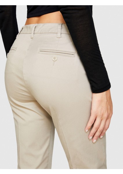 Slim Fit Gabardin Pantolon Kadın Renkli Pantolon - 323A4BYW55AH6 fiyatları