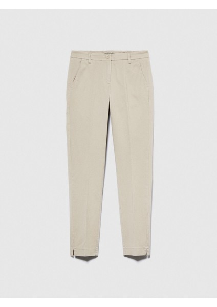 Slim Fit Gabardin Pantolon Kadın Renkli Pantolon - 323A4BYW55AH6 modelleri