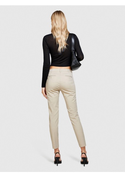 Slim Fit Gabardin Pantolon Kadın Renkli Pantolon - 323A4BYW55AH6 fırsatları