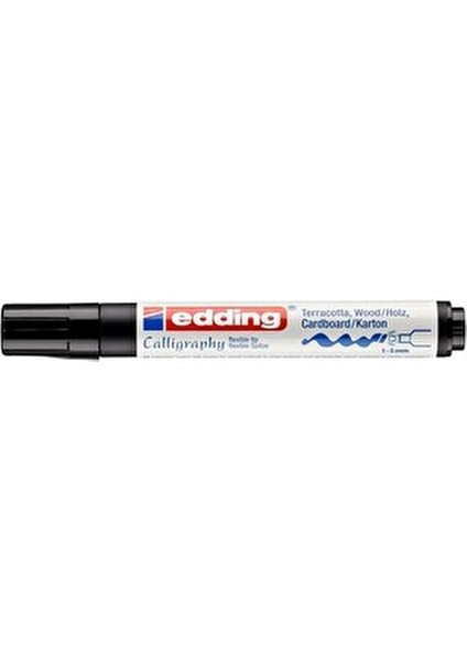 Esnek Uçlu Kaligrafi Kalemi Siyah 1-5 mm Çizgi Kalınlığı ile Sanatsal Yüzeyler İçin indirimleri