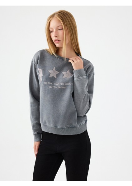 Regular Fit Kadın Sweatshirt