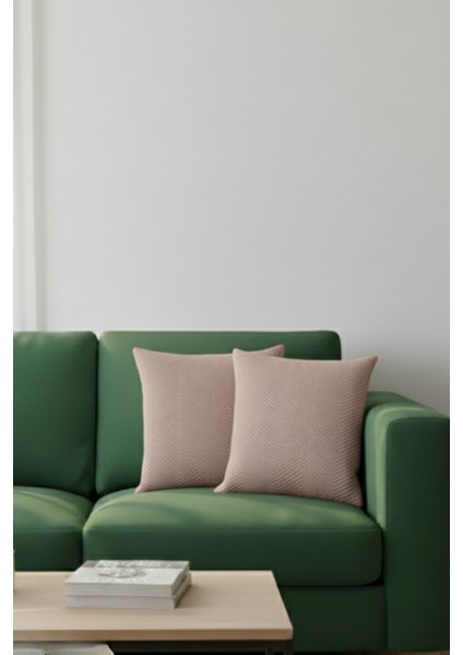 Kahverengi Pamuklu Dekoratif Kırlent Kılıfı 43X43 2 Adet fiyatları