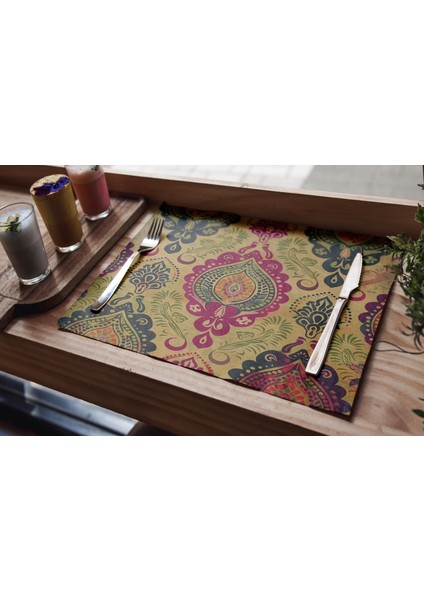 Renkli ve Yıkanabilir Sofra Altlığı modelleri