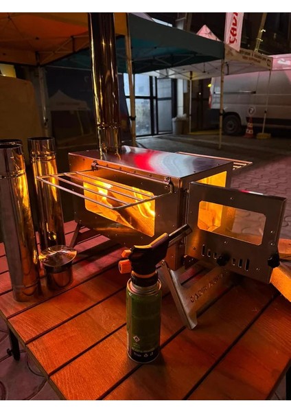 Krom Lüks Çadır Sobası fiyatları