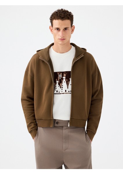 Oversize Fit Erkek Sweatshirt
