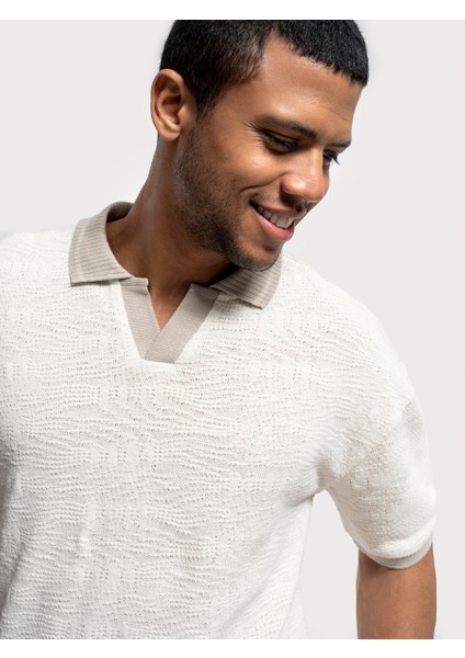 Oversize Erkek Polo K.kol