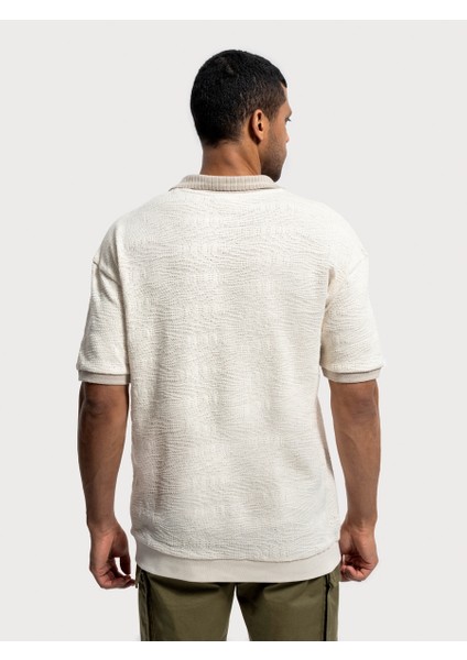 Oversize Erkek Polo K.kol