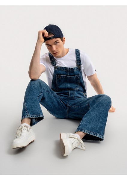 Relax Fit Erkek Salopet