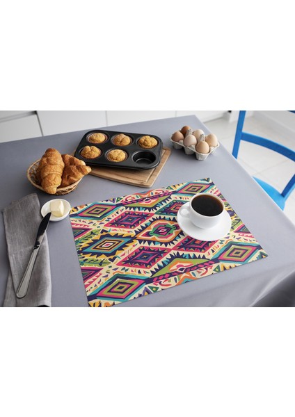 Çok Renkli Yıkanabilir Silinebilir Amerikan Servisi 30X40